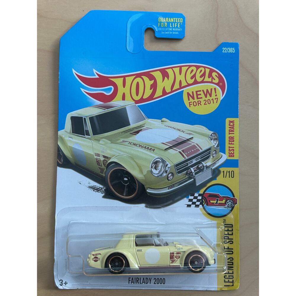 Hot Wheels Legends of Speed Fairlady 2000 Yellow 2017 Release